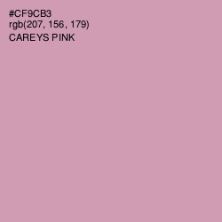 #CF9CB3 - Careys Pink Color Image