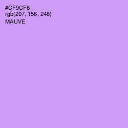 #CF9CF8 - Mauve Color Image