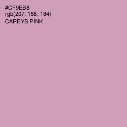 #CF9EB8 - Careys Pink Color Image