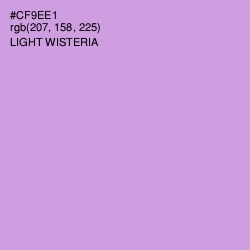 #CF9EE1 - Light Wisteria Color Image