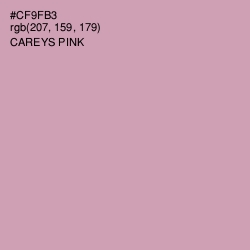 #CF9FB3 - Careys Pink Color Image