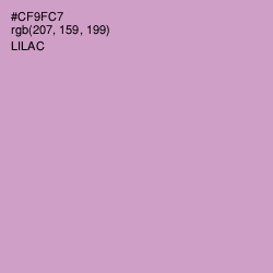 #CF9FC7 - Lilac Color Image