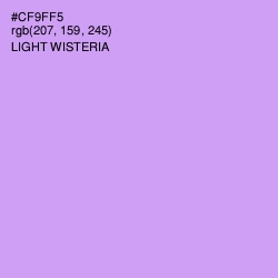 #CF9FF5 - Light Wisteria Color Image