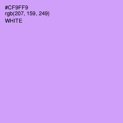 #CF9FF9 - Mauve Color Image