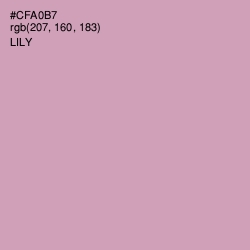 #CFA0B7 - Lily Color Image