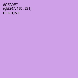 #CFA0E7 - Perfume Color Image