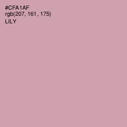 #CFA1AF - Lily Color Image