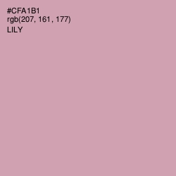 #CFA1B1 - Lily Color Image