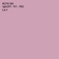 #CFA1B4 - Lily Color Image