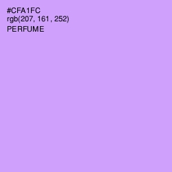 #CFA1FC - Perfume Color Image