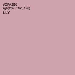 #CFA2B0 - Lily Color Image