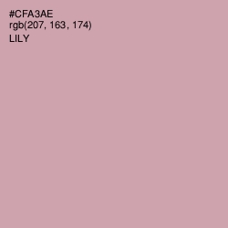 #CFA3AE - Lily Color Image