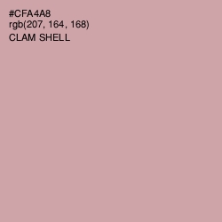 #CFA4A8 - Clam Shell Color Image
