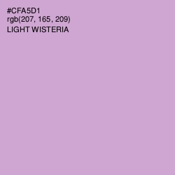 #CFA5D1 - Light Wisteria Color Image