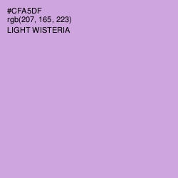 #CFA5DF - Light Wisteria Color Image