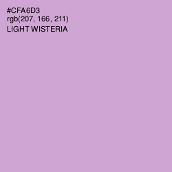 #CFA6D3 - Light Wisteria Color Image