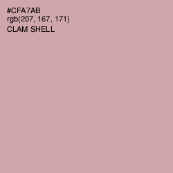 #CFA7AB - Clam Shell Color Image
