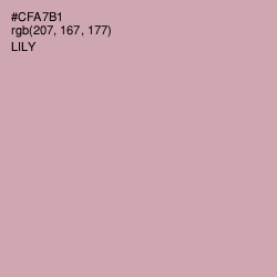 #CFA7B1 - Lily Color Image