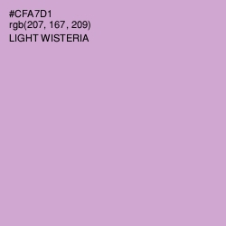 #CFA7D1 - Light Wisteria Color Image