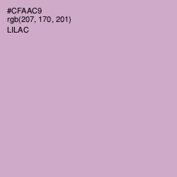 #CFAAC9 - Lilac Color Image