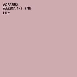 #CFABB2 - Lily Color Image