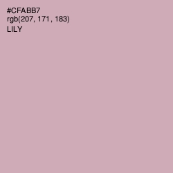 #CFABB7 - Lily Color Image
