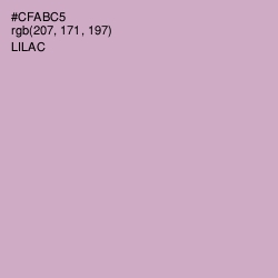 #CFABC5 - Lilac Color Image