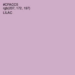 #CFACC5 - Lilac Color Image
