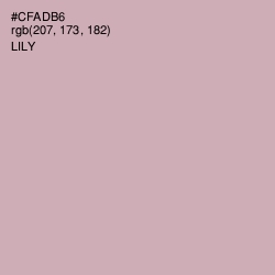 #CFADB6 - Lily Color Image