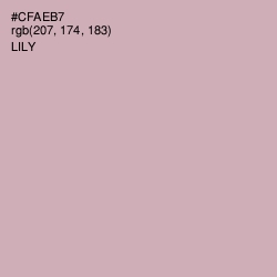 #CFAEB7 - Lily Color Image