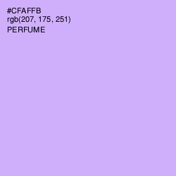 #CFAFFB - Perfume Color Image