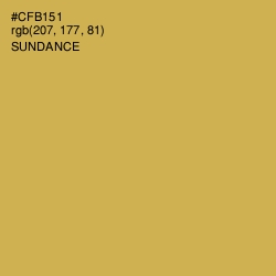 #CFB151 - Sundance Color Image