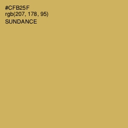 #CFB25F - Sundance Color Image