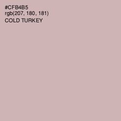 #CFB4B5 - Cold Turkey Color Image