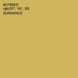 #CFB55D - Sundance Color Image