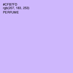 #CFB7FD - Perfume Color Image