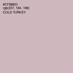 #CFB8BD - Cold Turkey Color Image