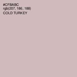 #CFBABC - Cold Turkey Color Image