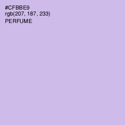 #CFBBE9 - Perfume Color Image