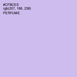 #CFBCEE - Perfume Color Image