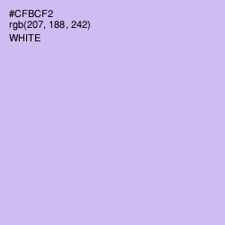 #CFBCF2 - Perfume Color Image