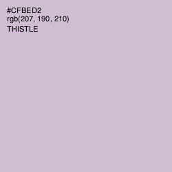 #CFBED2 - Thistle Color Image