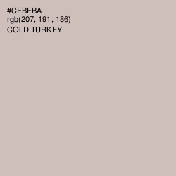 #CFBFBA - Cold Turkey Color Image