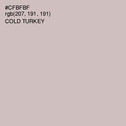 #CFBFBF - Cold Turkey Color Image