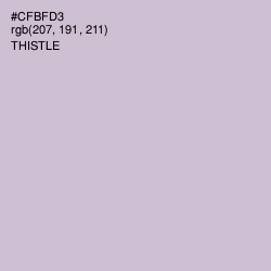 #CFBFD3 - Thistle Color Image