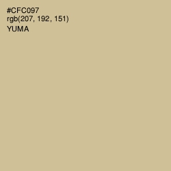 #CFC097 - Yuma Color Image