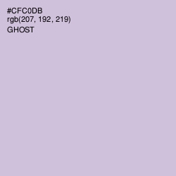 #CFC0DB - Ghost Color Image