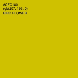 #CFC100 - Bird Flower Color Image