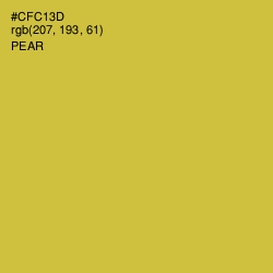 #CFC13D - Pear Color Image