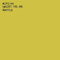 #CFC144 - Wattle Color Image